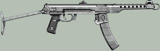 Пистолет-пулемет Судаева обр. 1943г